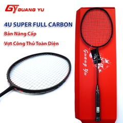 Vợt Cầu Lông Tấn Công Guang Yu 4U Super Đầy Đủ Carbon Thứ Cấp Tăng Cường Lực 32 Pound Full Phụ Kiện Và Hộp Đựng. MÃ SP - V03