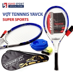 Vợt Tennis YAVCK 5600 Khung Sợi Carbon Phù Hợp Cho Người Mới Chơi Nghiệp Dư Tặng Kèm Đế Và Bóng Tennis