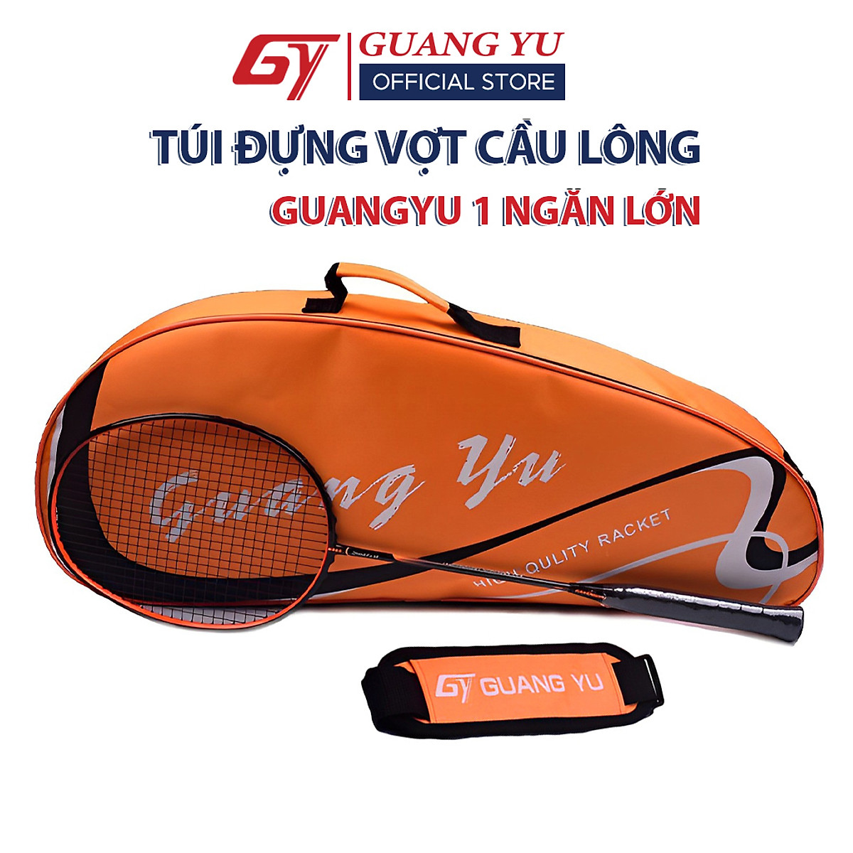 Mua Túi Đựng Vợt Cầu Lông Guang Yu 1 Ngăn Chính Hãng Cao Cấp Sức Chứa Lớn Đựng  Vợt Và Phụ Kiện Bản Limited - GY02 tại GUANG YU Official Store