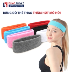 Băng Đô Cotton Kuno Sport Thấm Hút Mồ Hôi Tiện Dụng Cho Việt Tập Luyện. Mã SP KN18