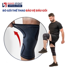 Băng Bảo Vệ Đầu Gối KUNO SPORT Bó Gối Thể Thao Co Dãn 4 Chiều Hỗ Trợ Bảo Vệ Chơi Thể Thao. MÃ SP KN09