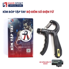 Kìm Tập Tay KUNO SPORT Bộ Đếm Số Điện Tử 9999 Kìm Bóp Tay Cao Cấp Lực Từ 5 - 60KG