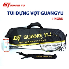 Túi Đựng Vợt Cầu Lông Guang Yu 1 Ngăn Thiết Kế 1 Quai Sách 1 Quai Khoác, Chất Liệu Bền Đẹp Cao Cấp. MÃ SP GY04